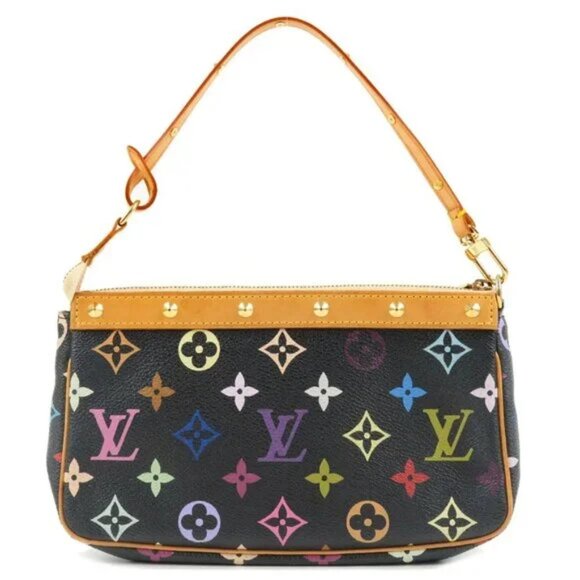 100% Authentic Louis Vuitton Monogram Multi Color Pochette Accessoires - Picture 2 of 12